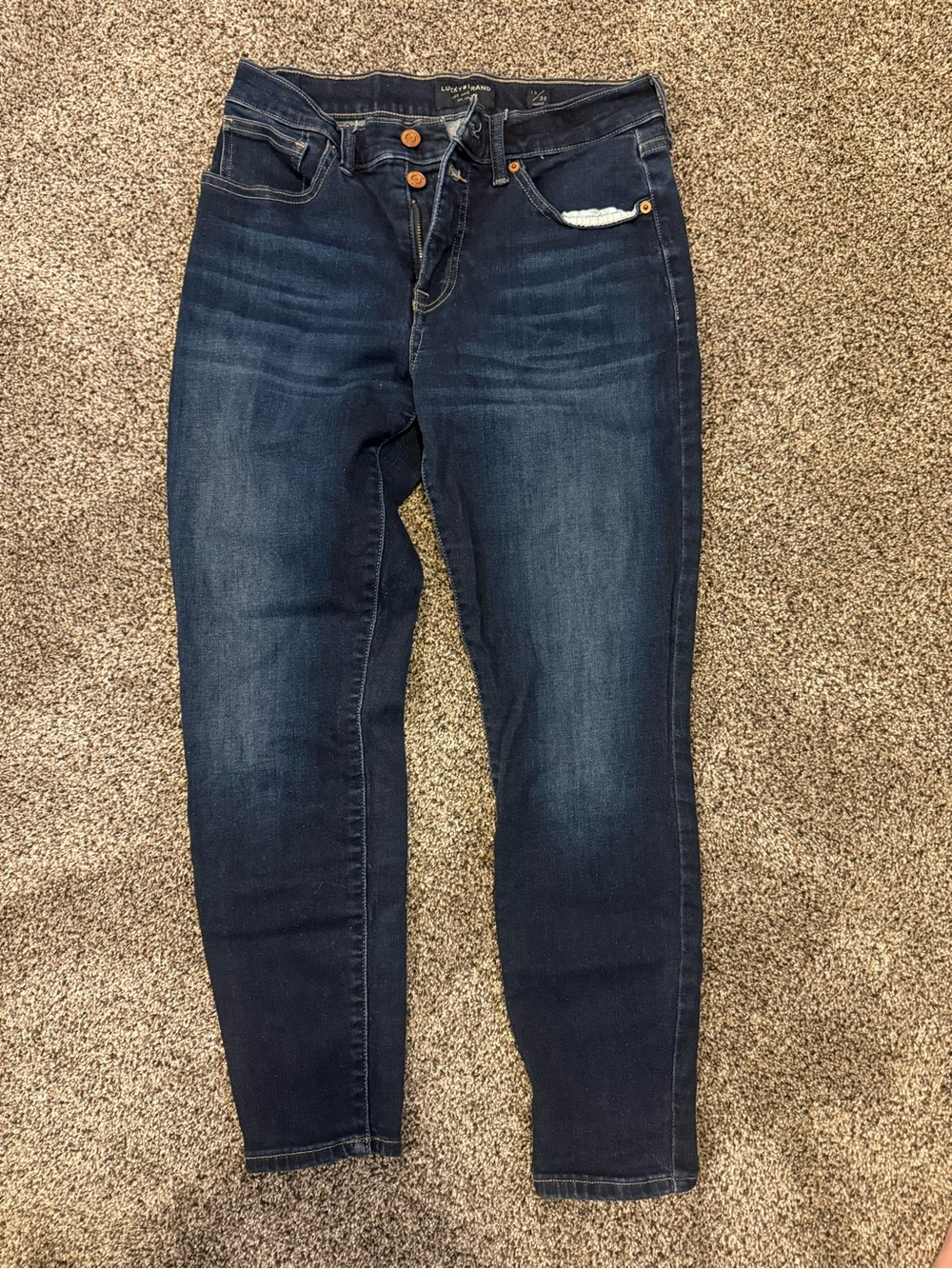 Lucky Brand Dark Blue Skinny Jeans